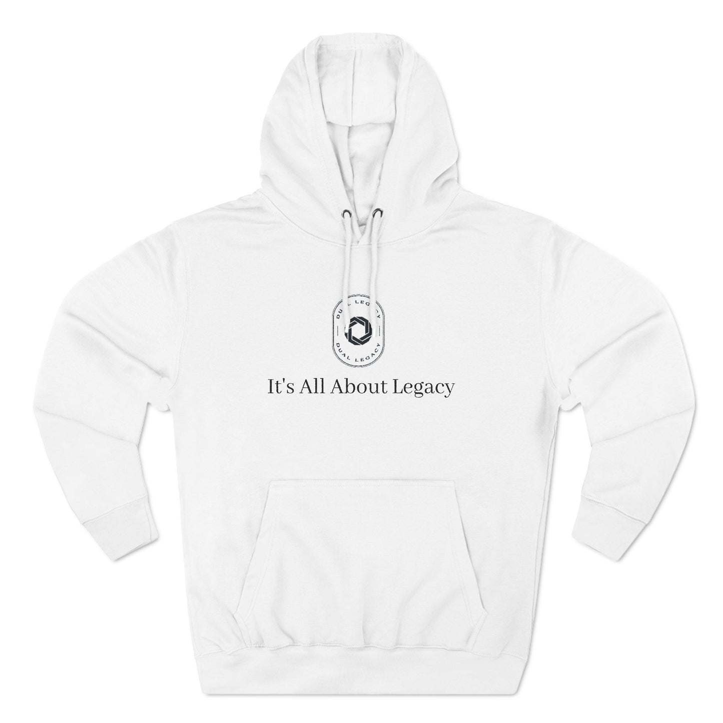 Three-Panel Fleece Hoodie